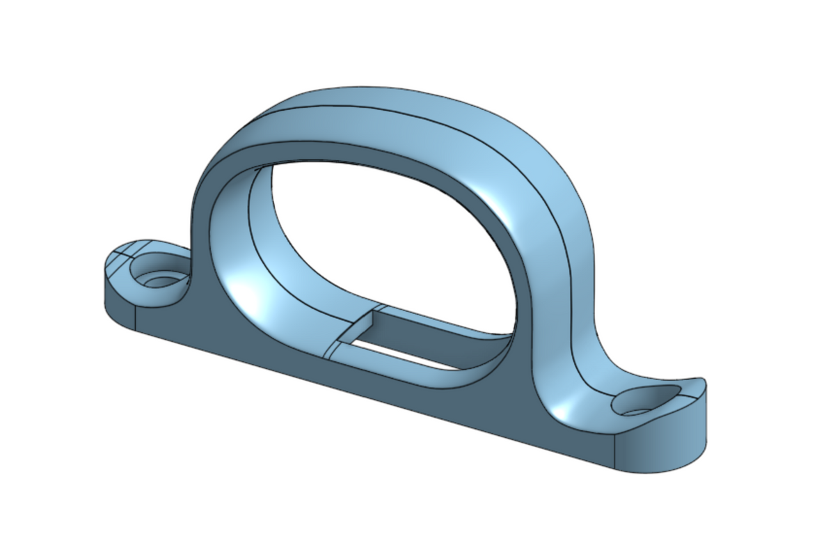 Ce projet consistait à reproduire une pièce existante tout en corrigeant une faiblesse de conception. L’originale présentait des risques de rupture lors du vissage. Nous avons donc retravaillé la géométrie et sélectionné des matériaux techniques pour garantir une robustesse supérieure et une fiabilité à long terme.